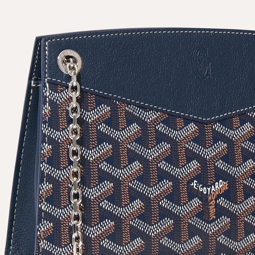 GOYARD Structured Rouette Mini Crossbody Bag Navy Women’s ROUETSMINTY12 CL12