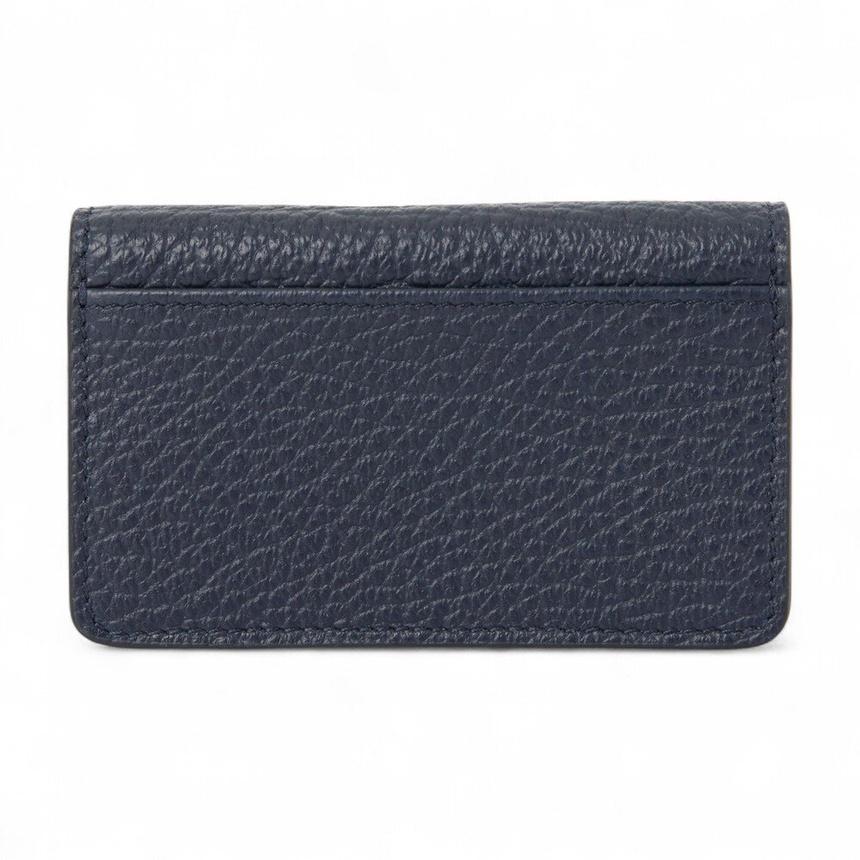 Maison Margiela Four-Stitch Leather Card Holder Unisex Black