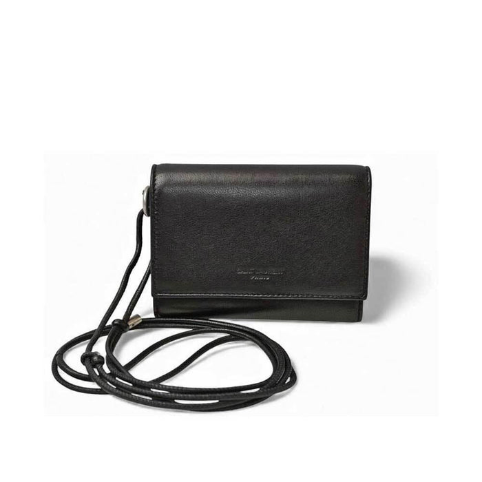 Saint Laurent Leather Velcro Compact Wallet 820355 1EL0E 1000