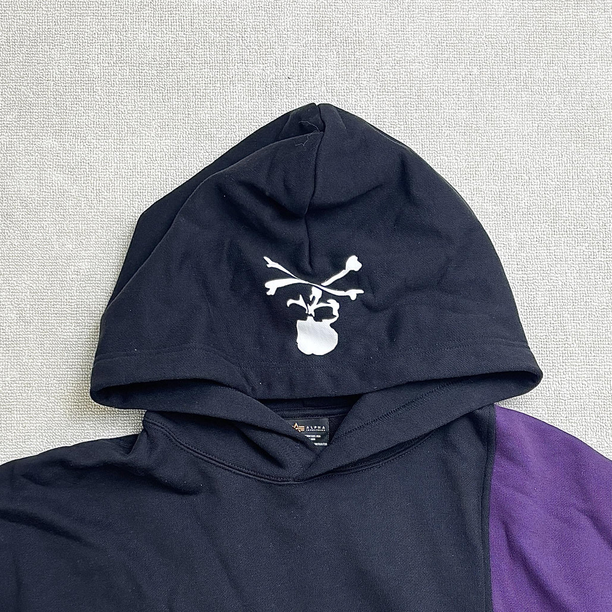 ALPHA INDUSTRIES Colorblock Oversized Long-Sleeve Hoodie TC1460 9060
