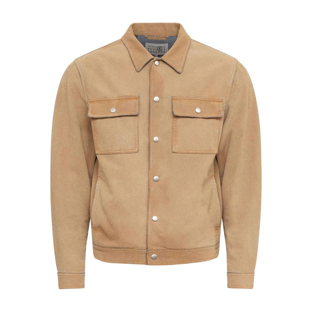 Maison Margiela Black Cotton Blend Tailored Jacket