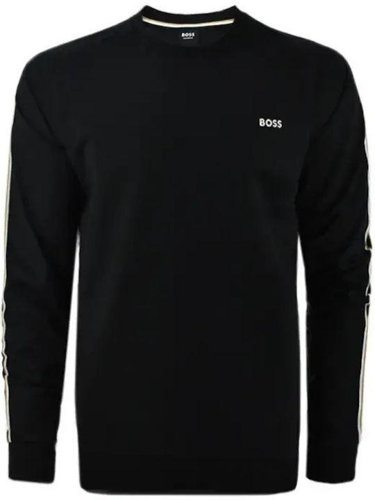 HUGO BOSS Long Sleeve Sweatshirt for Men 50566972 001 BLACK DOM