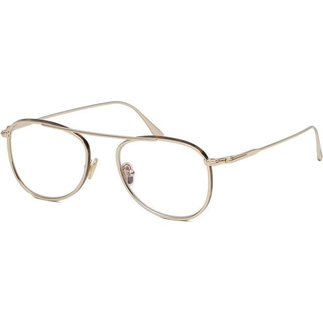 TOM FORD Gold Aviator Blue Light Blocking Eyeglasses Unisex TF5691B 028