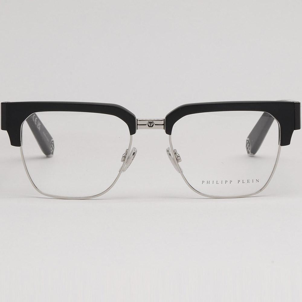 Philipp Plein Unisex Acetate Semi-Rim Eyeglass Frames Daily Wear VPP113 0579