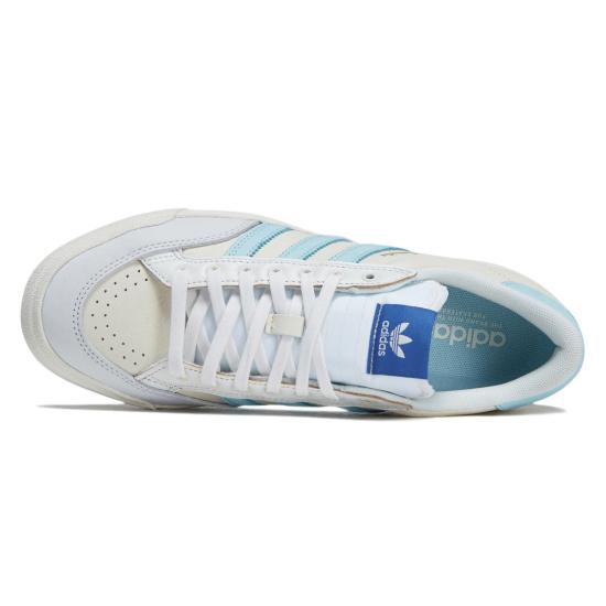 Adidas Mens Sneakers Shoes KI7700 CHALK WHITE BLISS BLUE CORE DOM
