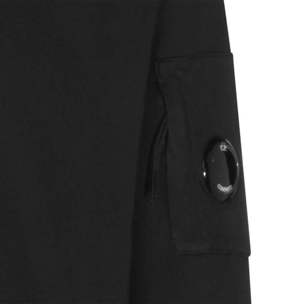 CP Company Lightweight Fleece Black Unisex Sweatshirt