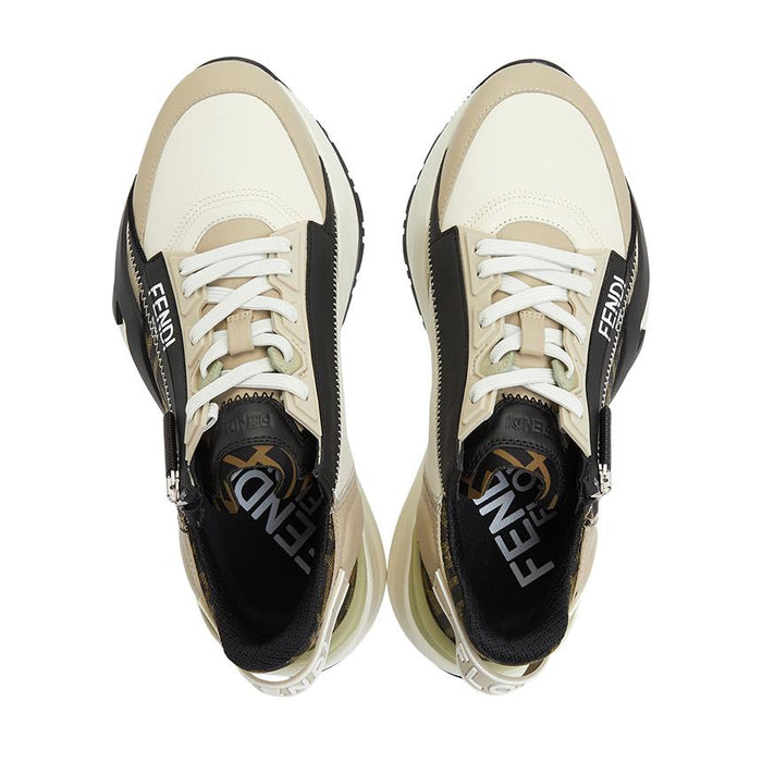 FENDI Flow Men’s Low-Top Sneakers 7E1392 AJZH F1OU2