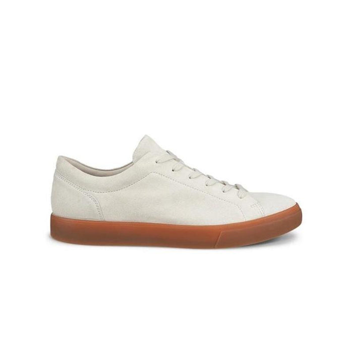 ecco Soft 10 Leather Low-Top Sneakers Men Gray