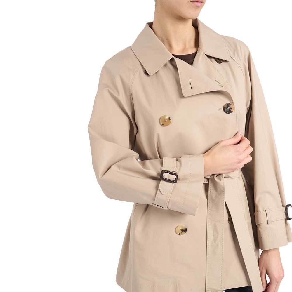 Max Mara Calé Short Trench Coat Women’s Jacket Beige 190211 14600 013