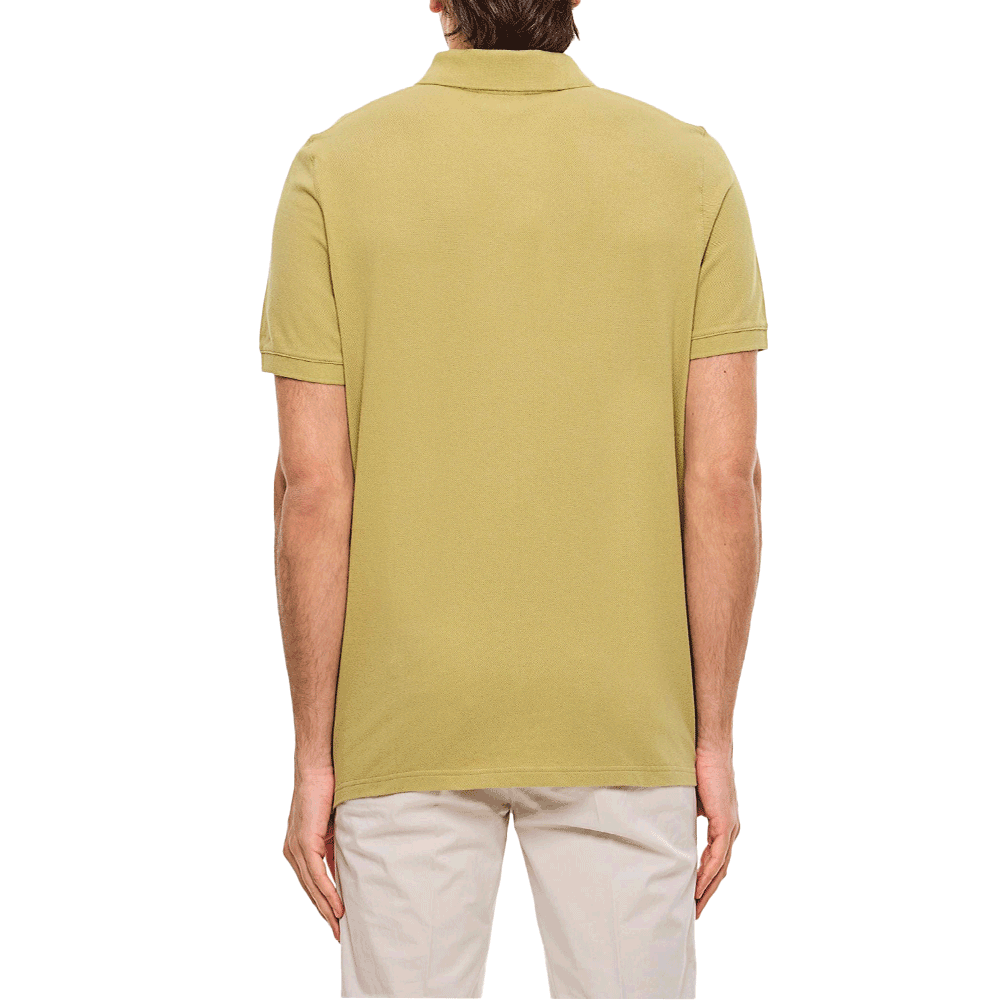Maison Kitsune Fox Patch Short Sleeve Polo Shirt for Men