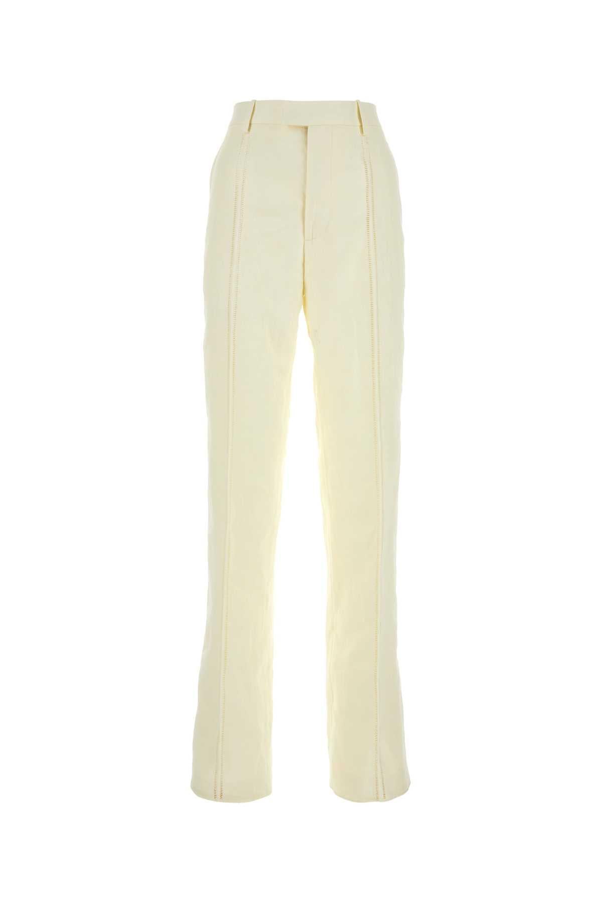 Bottega Veneta Beige Wool Classic Trousers