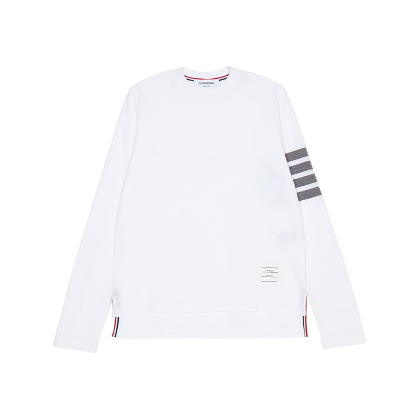 THOM BROWNE Women’s Long Sleeve T-Shirt White Cotton
