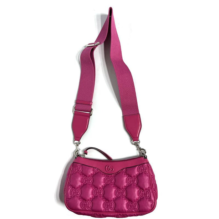 GUCCI Matelassé Leather Shoulder Bag for Women