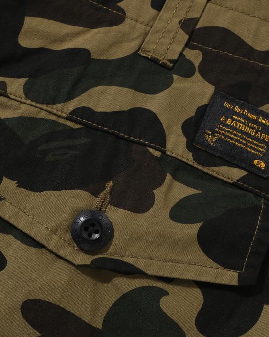 BAPE Straight Pants Green Classic Trousers Men 0ZXPTM008521 PGRX