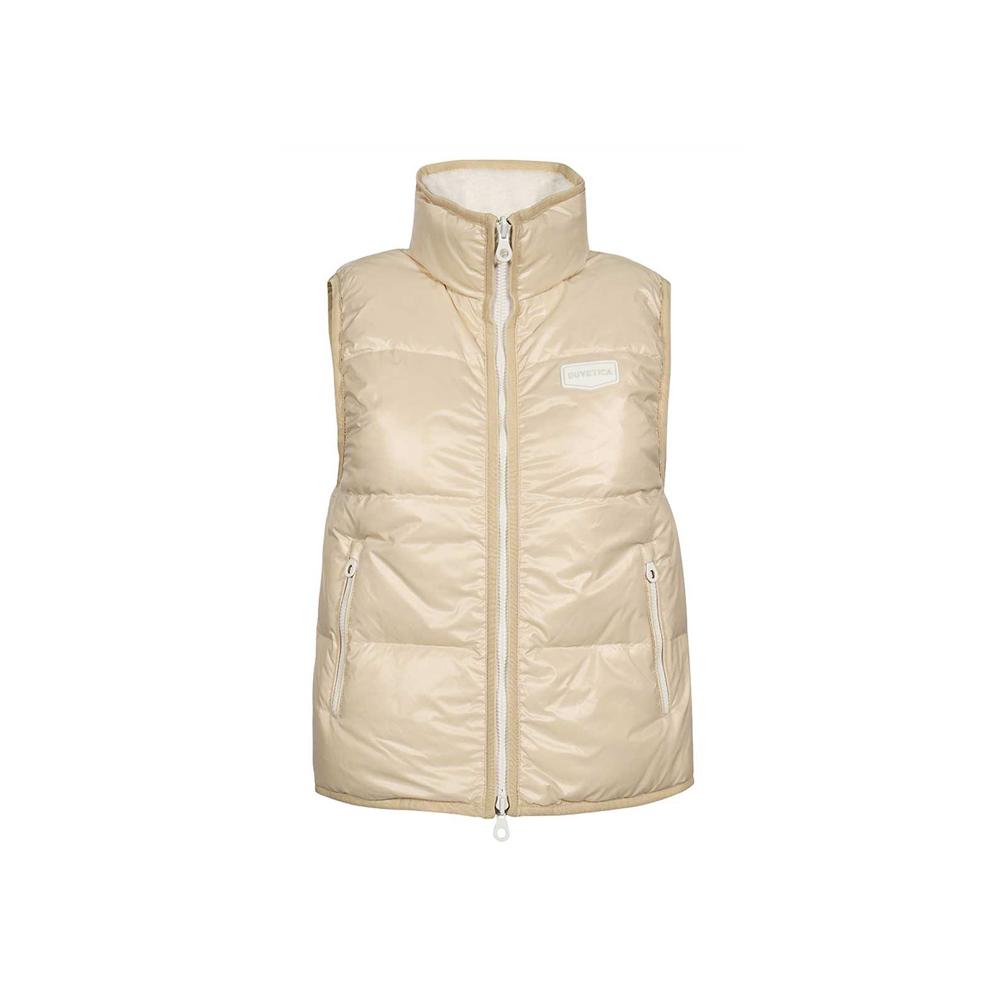 Duvetica Reversible Beige Puffer Vest VDDV01525K0001 BGS
