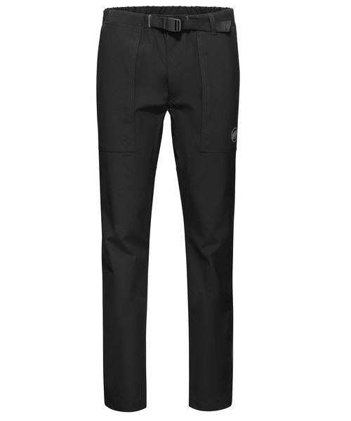 MAMMUT Black Straight Classic Pants for Men M11F5PT002 BK