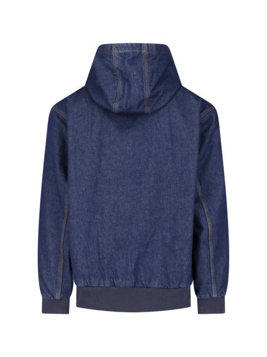 CARHARTT WIP Blue Rinsed Denim Jacket for Men