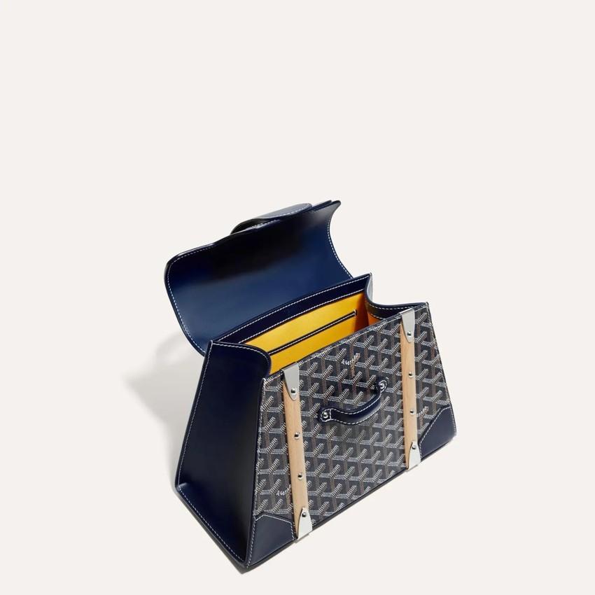 GOYARD Navy Saigon PM Women’s Tote Bag SAIGR2PMLTY12 CL12P