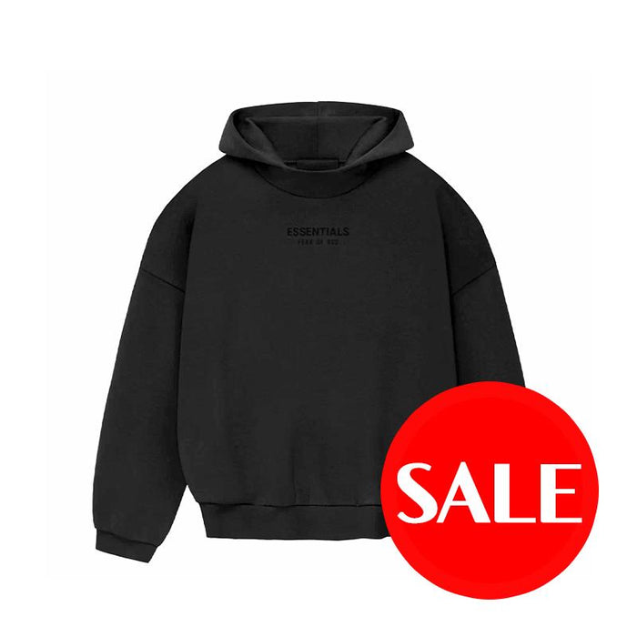 Fear of God Essentials Small Logo Hoodie Black