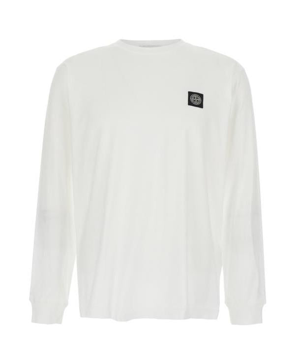 STONE ISLAND Long Sleeve T-Shirt Men’s Cotton Top