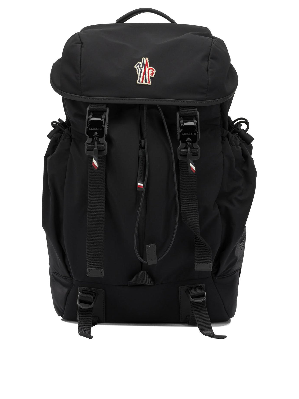 Moncler Black Nylon Backpack for Men