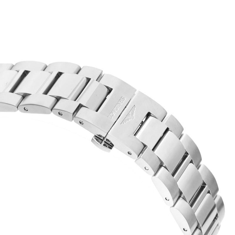 LONGINES Silver Stainless Steel Men’s Watch Metal Bracelet L3 759 4 76 6
