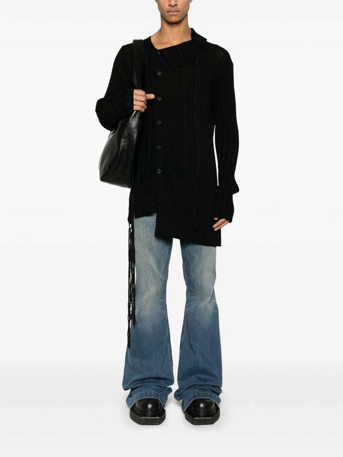 Rick Owens Washed Indigo Denim Bolan Bootcut Jeans DU01E3365 SDWB 06
