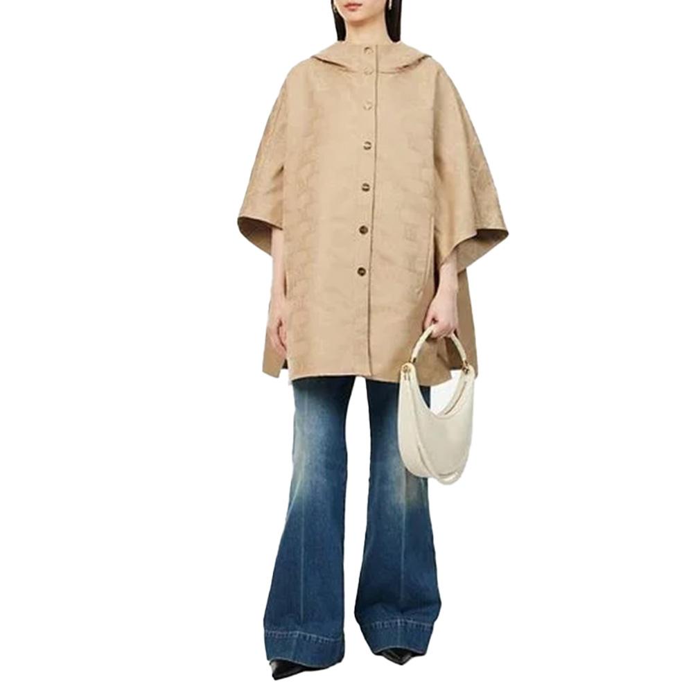 Max Mara Jacquard Monogram Cape Jacket 24736111600 007