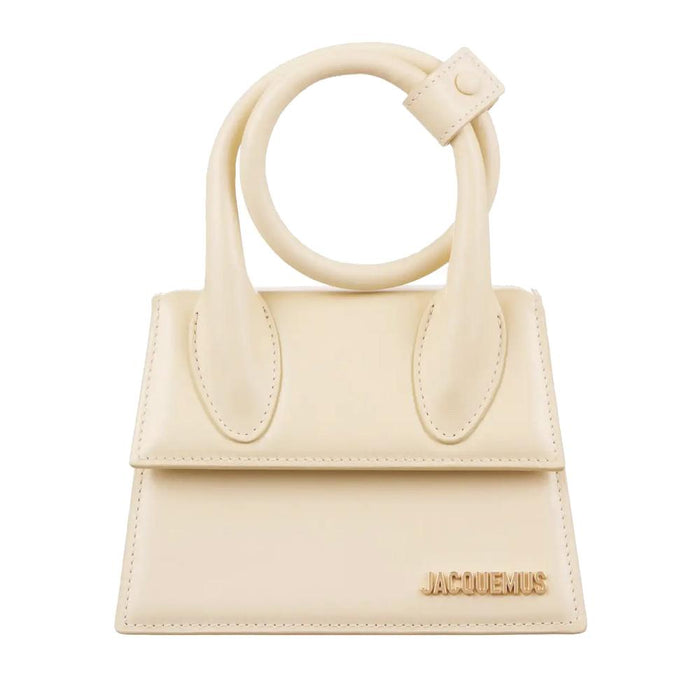 JACQUEMUS Gold Logo Le Chiquito Mini Crossbody Bag
