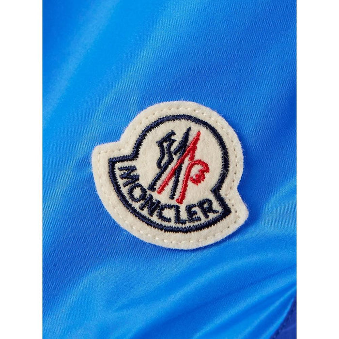 Moncler Logo Patch Swim Shorts Men Navy
