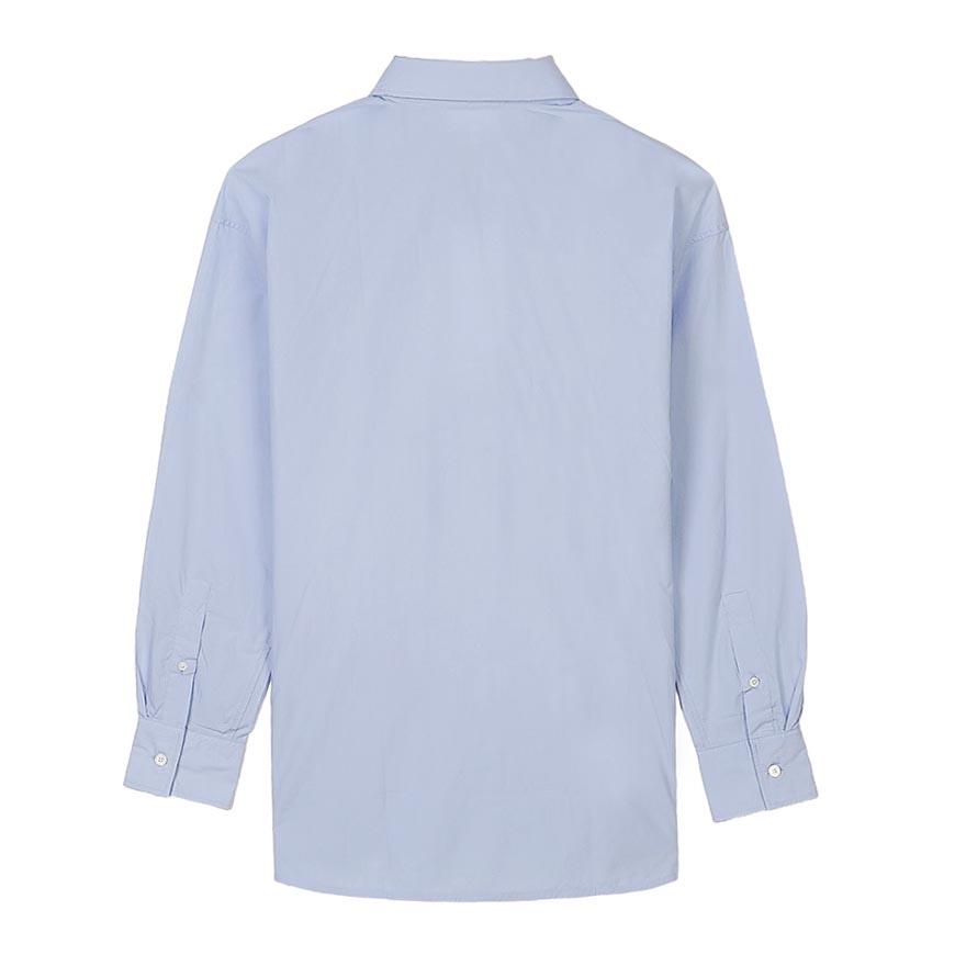 Maison Kitsune Baby Fox Casual Shirt Women’s White Cotton Shirt