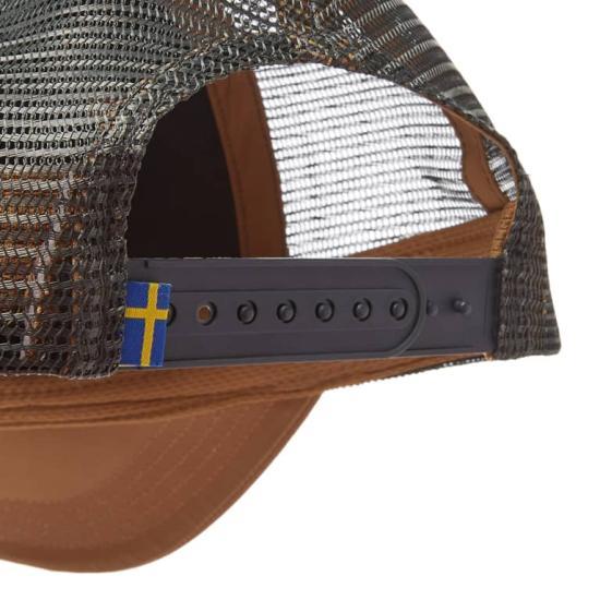 Fjallraven Logo Baseball Cap Men’s Adjustable Hat 78138 BUCKWHEAT BROWN DOM