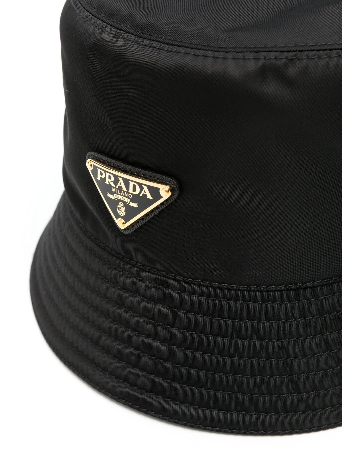 PRADA Nylon Bucket Hat Black Women’s Accessory