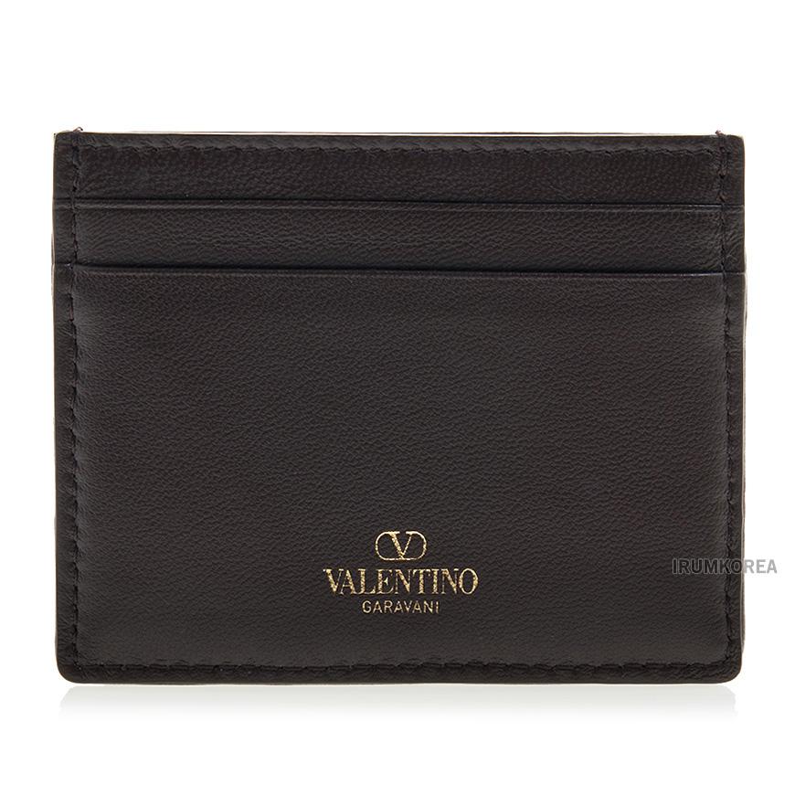 VALENTINO Garavani Toile Iconographe Men's Leather Card Holder