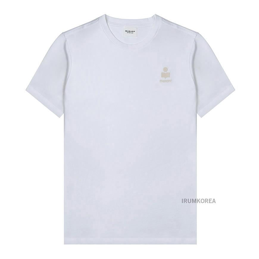 Isabel Marant Ebi Logo T-Shirt White Women’s Cotton Top