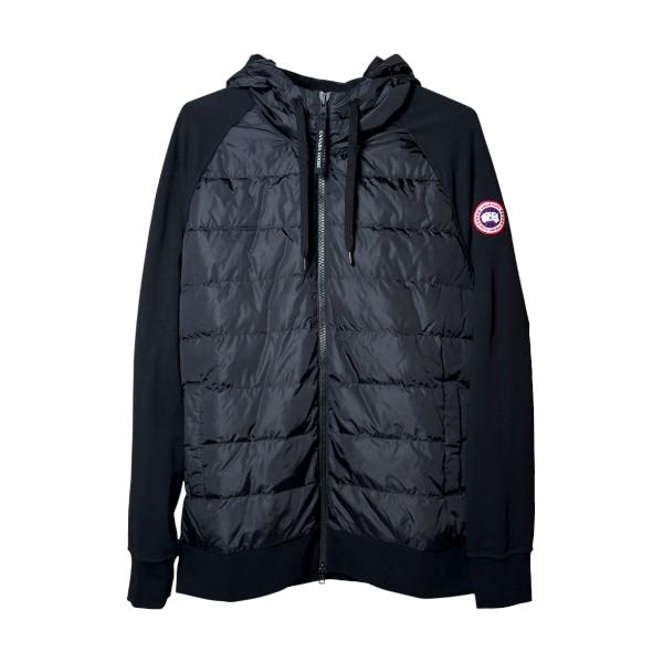 Canada Goose Hybridge Huron Full Zip Hooded Down Jacket Black Men