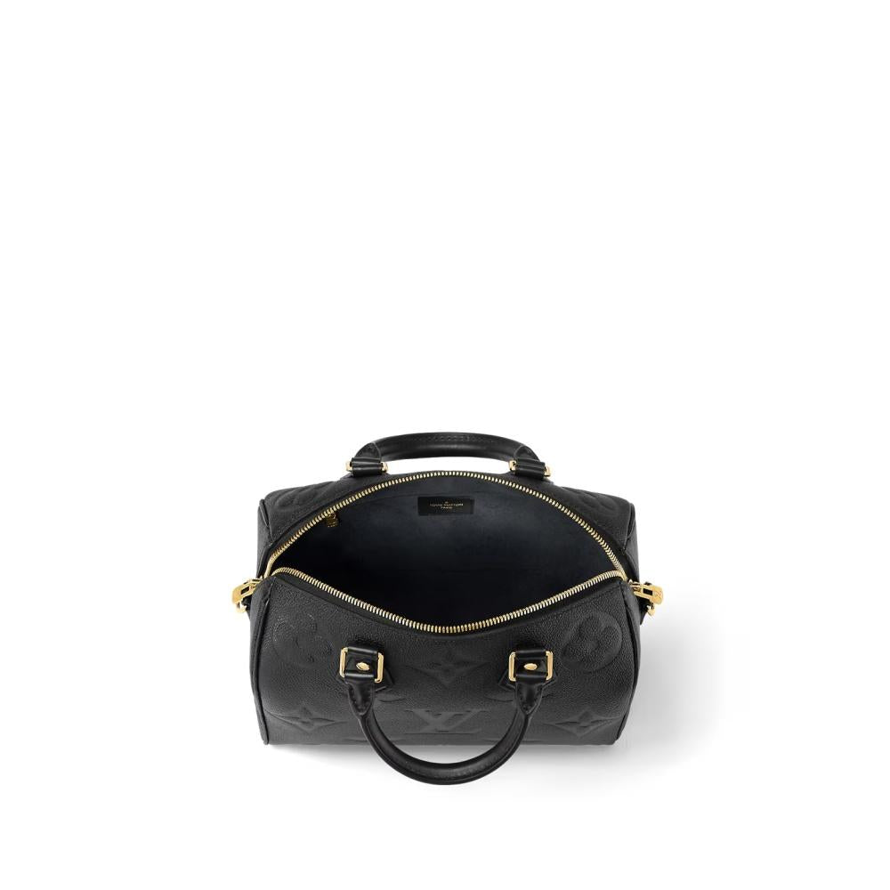 Louis Vuitton Monogram Empreinte Black Tourterelle Speedy Bandouli M58951 M59273