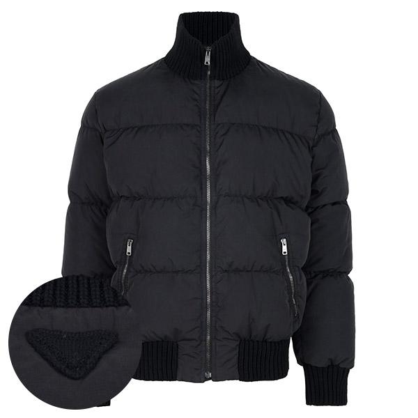 PRADA Black Medium-Weight Goose Down Jacket