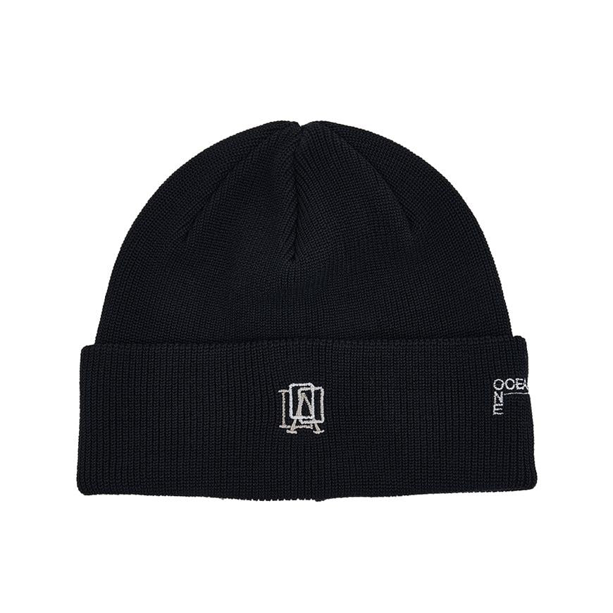 nanamica Unisex Knit Beanie Cap S25FP017E K