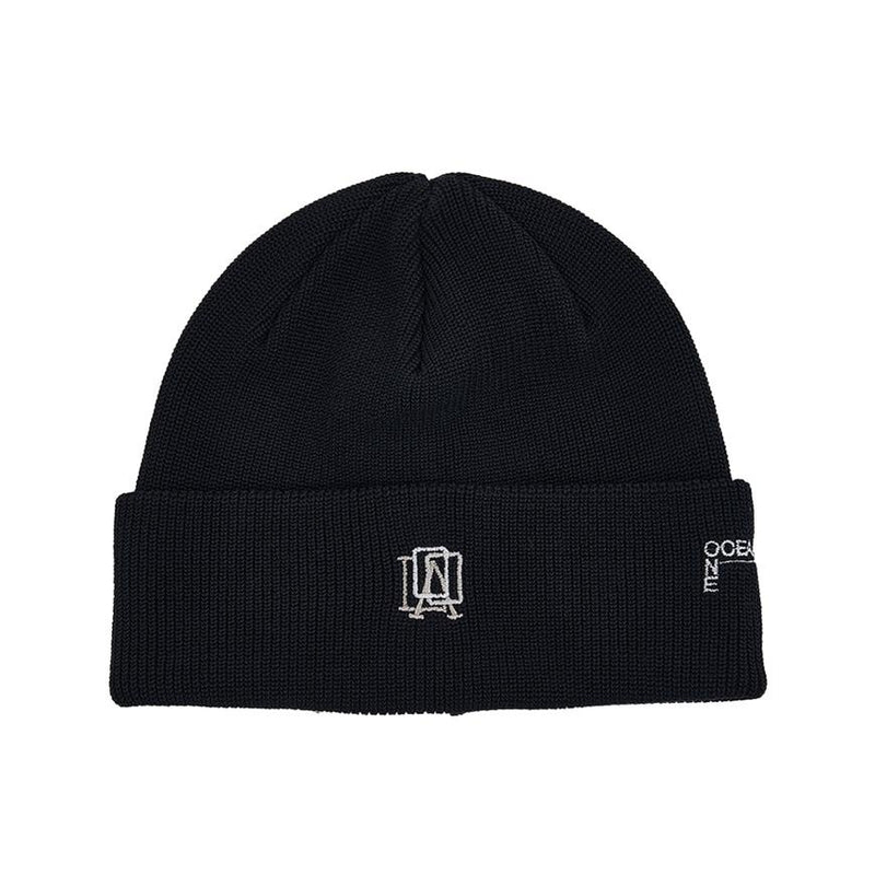 nanamica Unisex Knit Beanie Cap S25FP017E K