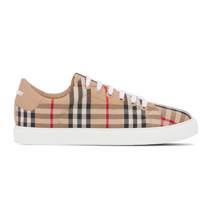 BURBERRY Vintage Check Beige Low-Top Sneakers