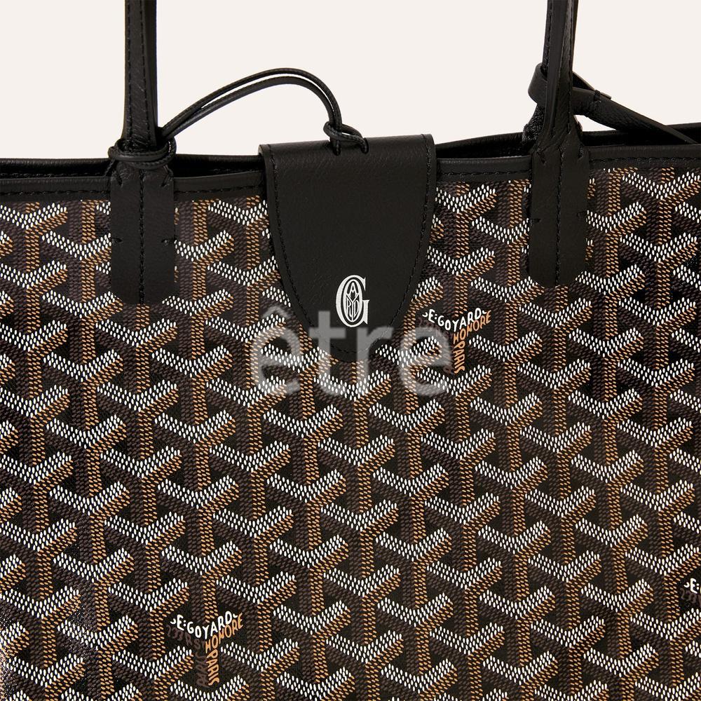 GOYARD Black Saint Louis PM Women's Tote Bag