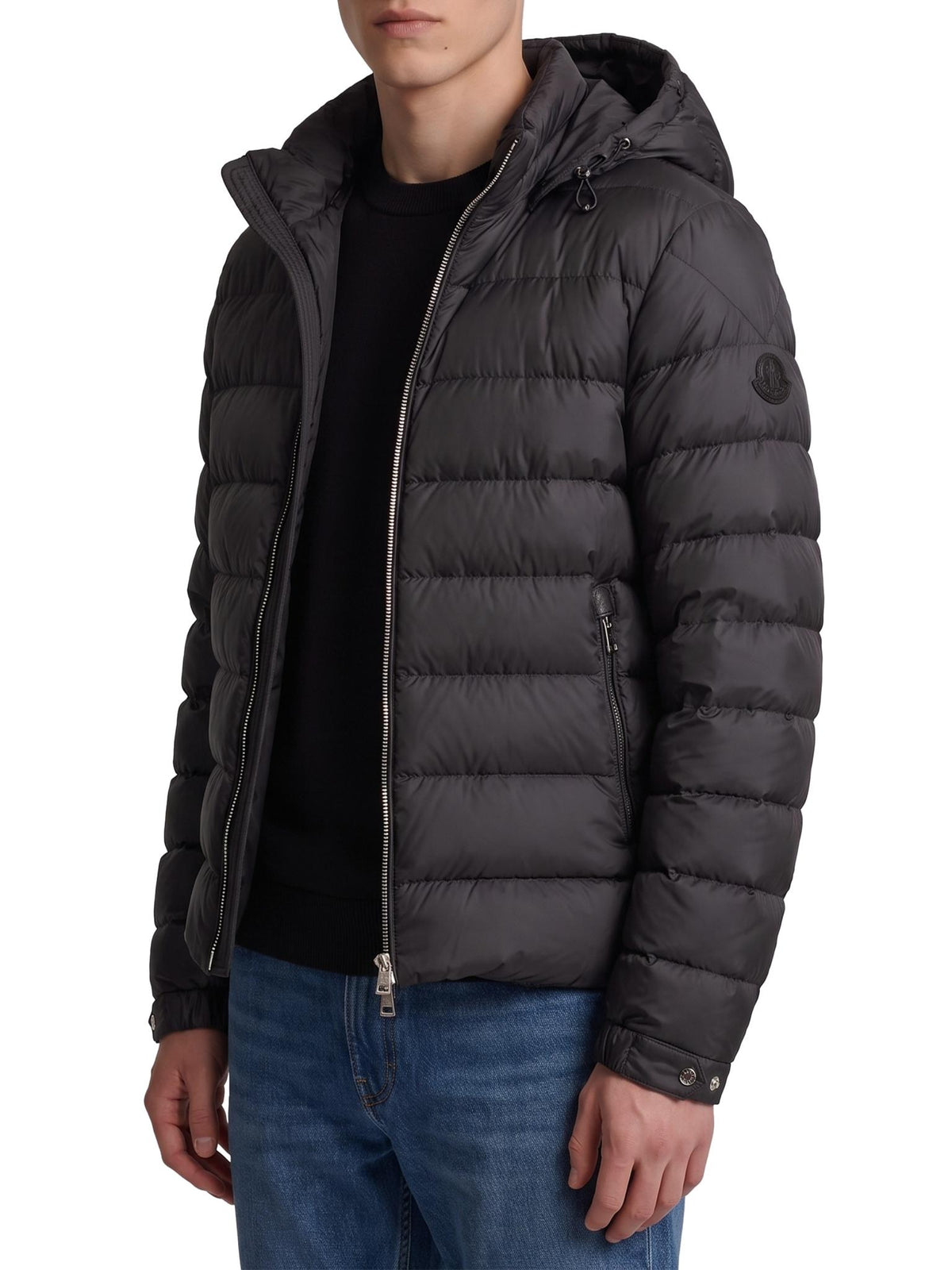 Moncler Black Down Puffer Jacket for Men
