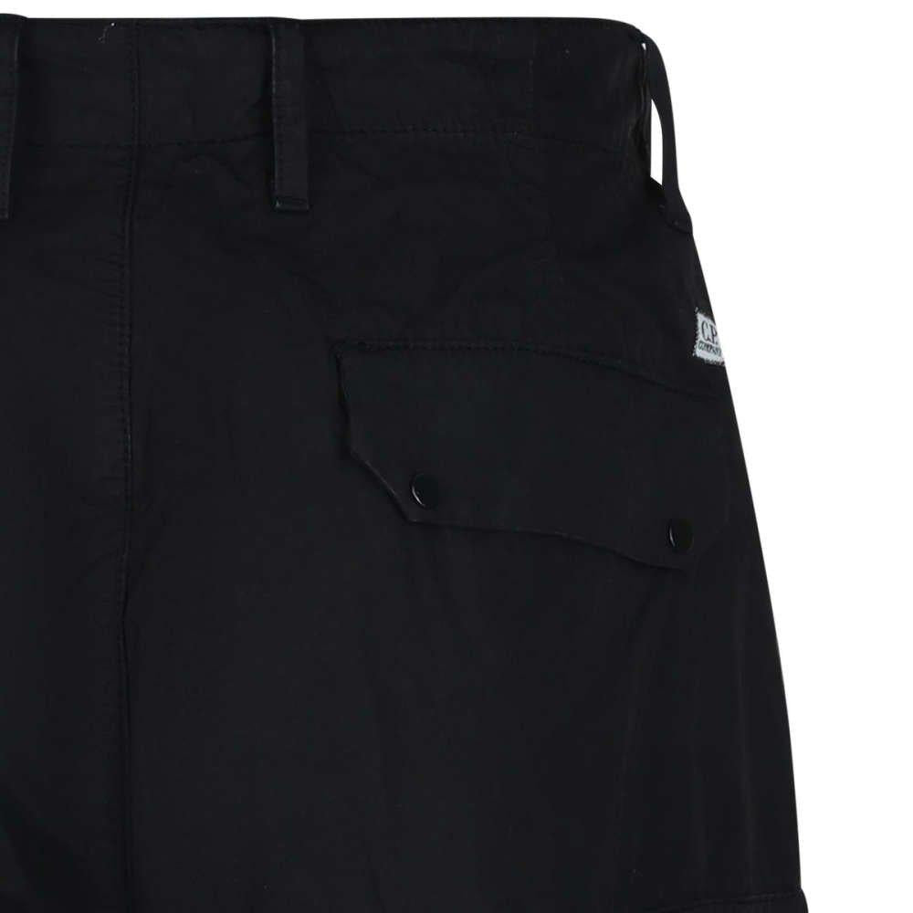 CP Company Lens Detail Black Cargo Pants Unisex