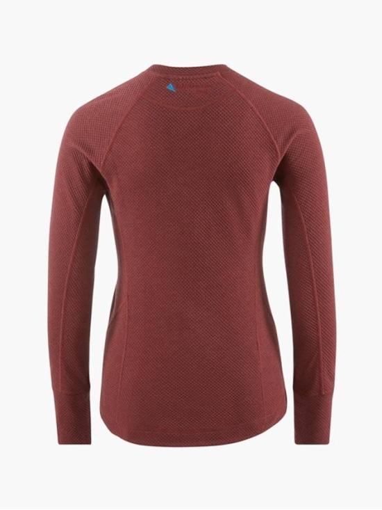 Klattermusen Madder Red Long Sleeve Sweatshirt Women 20644 W02 217