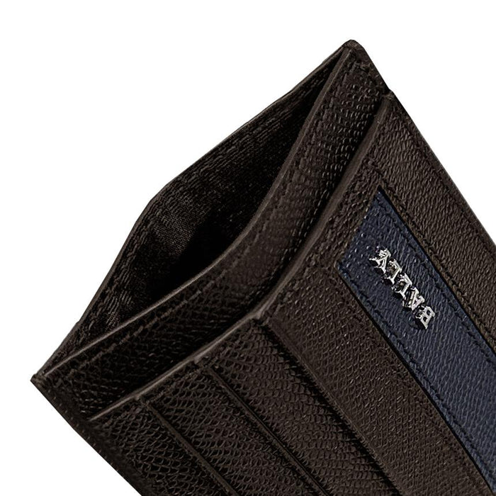 BALLY Men’s Dark Brown Leather Card Holder LORTYN 6225312