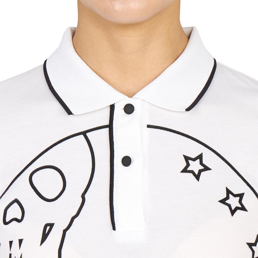 MARK&LONA Women's Short Sleeve Polo Shirt MLW 3A AP01 WHITE