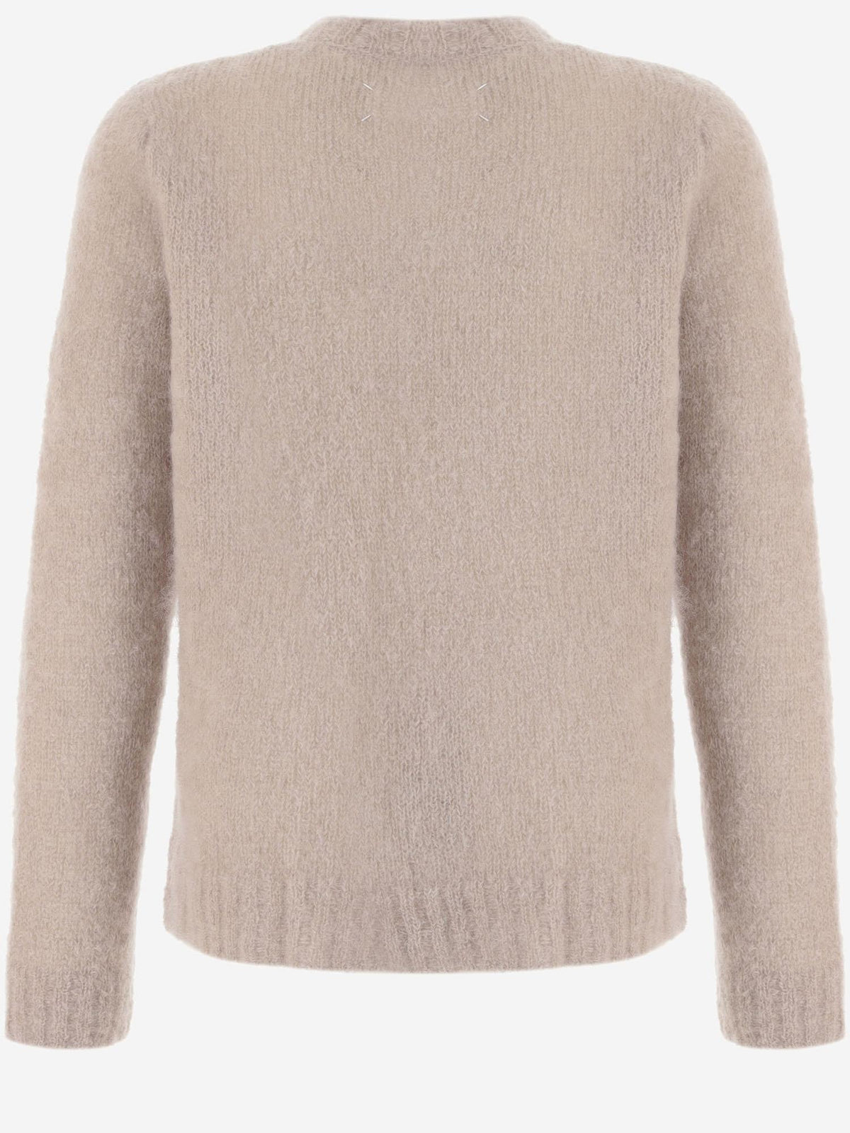 Maison Margiela Black Wool Knit Cardigan for Men