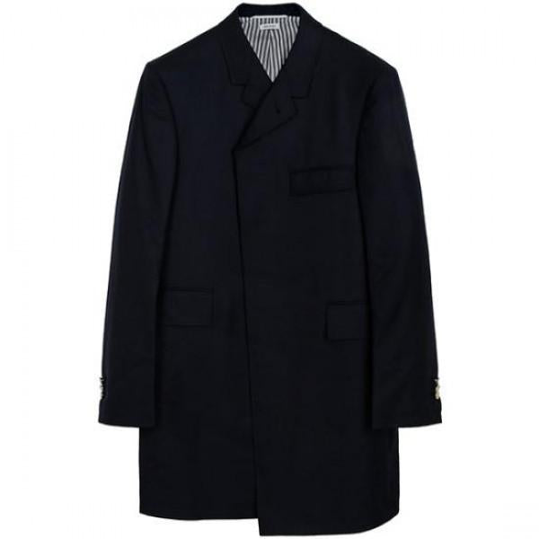 THOM BROWNE Super 120s Twill Classic Chesterfield Coat MOC005A 00626 415