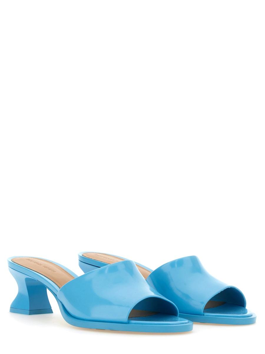 Bottega Veneta Black Leather Slingback Pumps